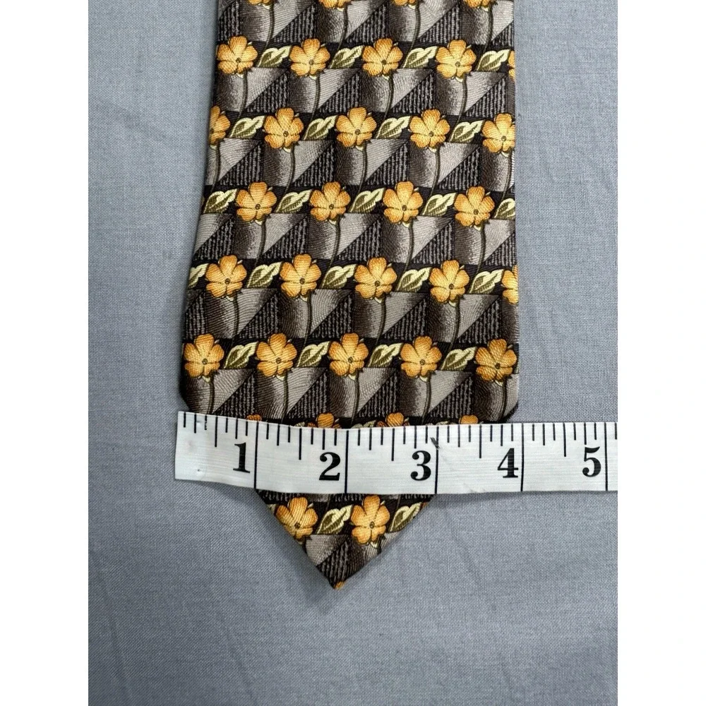 Ermenegildo Zegna Floral Men's Dress‎ Tie